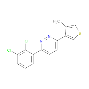 Pyridazine, 3-(2,3-dichlorophenyl)-6-(4-methyl-3-thienyl)-