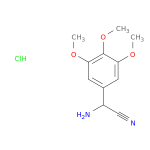 2-Amino-2-(3,4,5-trimethoxyphenyl)acetonitrile Hydrochloride