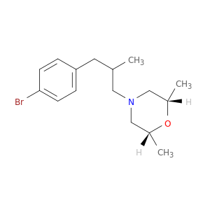 Morpholine, 4-[3-(4-bromophenyl)-2-methylpropyl]-2,6-dimethyl-, cis-