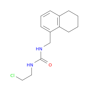 Urea,N-(2-chloroethyl)-N'-[(5,6,7,8-tetrahydro-1-naphthalenyl)methyl]-