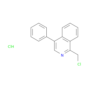 Isoquinoline, 1-(chloromethyl)-4-phenyl-, hydrochloride