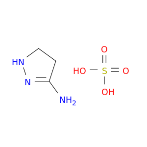 1H-Pyrazol-3-amine, 4,5-dihydro-, sulfate (1:1)