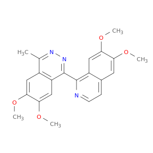 Phthalazine, 1-(6,7-dimethoxy-1-isoquinolinyl)-6,7-dimethoxy-4-methyl-