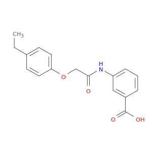 Benzoic acid, 3-[[(4-ethylphenoxy)acetyl]amino]-