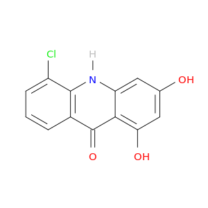 9(10H)-Acridinone, 5-chloro-1,3-dihydroxy-
