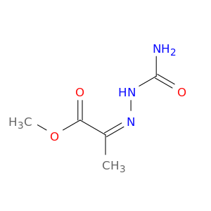 Propanoic acid, 2-[(aminocarbonyl)hydrazono]-, methyl ester, (Z)-