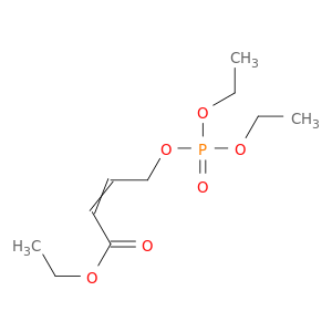 2-Butenoic acid, 4-[(diethoxyphosphinyl)oxy]-, ethyl ester