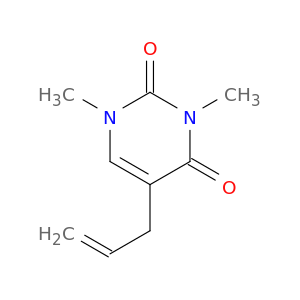 2,4(1H,3H)-Pyrimidinedione, 1,3-dimethyl-5-(2-propenyl)-