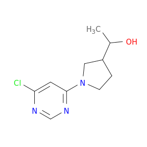 1-[1-(6-Chloropyrimidin-4-yl)pyrrolidin-3-yl]ethan-1-ol
