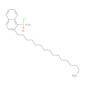 1-Naphthalenesulfonyl chloride, 2-hexadecyl-