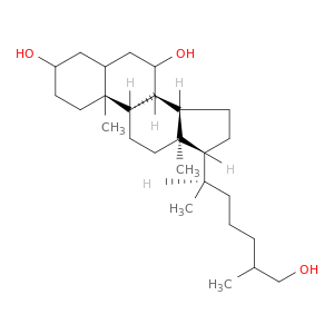 (3α,5β,7α)-胆甾烷-3,7,26-三醇