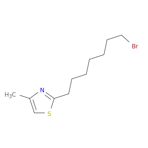 Thiazole, 2-(7-bromoheptyl)-4-methyl-