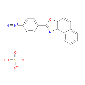 Benzenediazonium, 4-naphth[1,2-d]oxazol-2-yl-, sulfate (1:1)