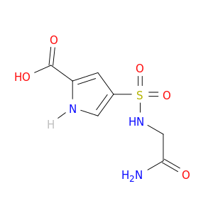 4-[(Carbamoylmethyl)sulfamoyl]-1H-pyrrole-2-carboxylic Acid