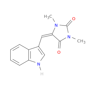 2,4-Imidazolidinedione, 5-(1H-indol-3-ylmethylene)-1,3-dimethyl-, (5E)-