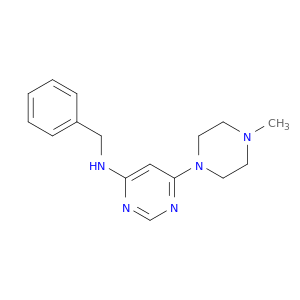 N-Benzyl-6-(4-methylpiperazin-1-yl)pyrimidin-4-amine
