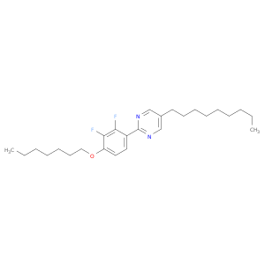 Pyrimidine, 2-[2,3-difluoro-4-(heptyloxy)phenyl]-5-nonyl-