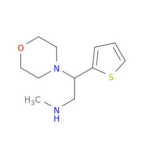 Methyl[2-(morpholin-4-yl)-2-(thiophen-2-yl)ethyl]amine