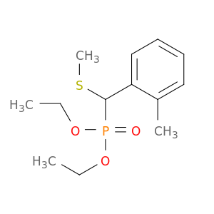 Phosphonic acid, [(2-methylphenyl)(methylthio)methyl]-, diethyl ester