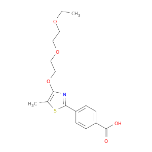 Benzoic acid, 4-[4-[2-(2-ethoxyethoxy)ethoxy]-5-methyl-2-thiazolyl]-