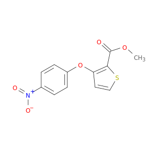 2-Thiophenecarboxylicacid, 3-(4-nitrophenoxy)-, methyl ester