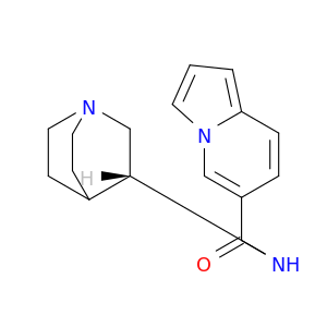 6-Indolizinecarboxamide, N-(3R)-1-azabicyclo[2.2.2]oct-3-yl-