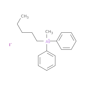 Arsonium, methylpentyldiphenyl-, iodide