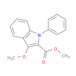 1H-Indole-2-carboxylic acid, 3-methoxy-1-phenyl-, methyl ester