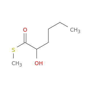 Hexanethioic acid, 2-hydroxy-, S-methyl ester