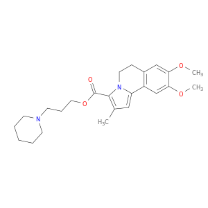 3-(piperidin-1-yl)propyl 8,9-dimethoxy-2-methyl-5,6-dihydropyrrolo[2,1-a]isoquinoline-3-carboxylate