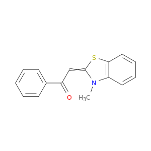 Ethanone, 2-(3-methyl-2(3H)-benzothiazolylidene)-1-phenyl-