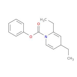 1(4H)-Pyridinecarboxylic acid, 2,4-diethyl-, phenyl ester