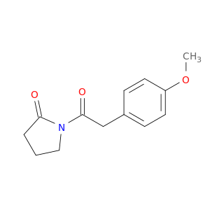 2-Pyrrolidinone, 1-[(4-methoxyphenyl)acetyl]-