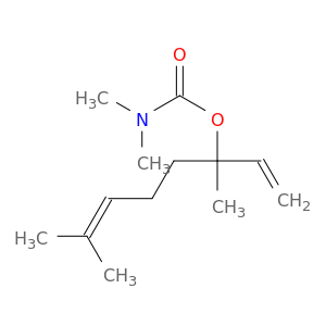 1-乙烯基-1,5-二甲基-4-己酮-1-基,N-二甲基氨基甲酸酯