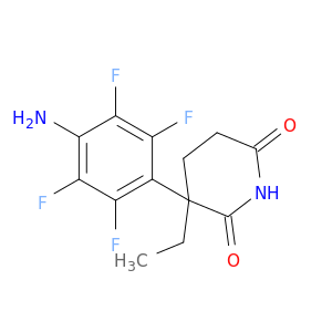 2,6-Piperidinedione, 3-(4-amino-2,3,5,6-tetrafluorophenyl)-3-ethyl-