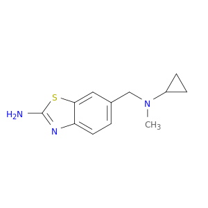 6-{[cyclopropyl(methyl)amino]methyl}-1,3-benzothiazol-2-amine