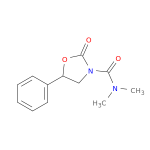 N,N-DIMETHYL-2-OXO-5-PHENYL-3-OXAZOLIDINECARBOXAMIDE