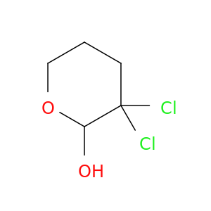2H-Pyran-2-ol,3,3-dichlorotetrahydro-