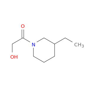 Piperidine, 3-ethyl-1-(hydroxyacetyl)-