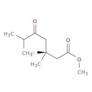 Heptanoic acid, 3,6-dimethyl-5-oxo-, methyl ester, (R)-
