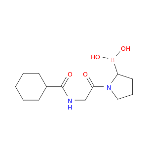 Boronic acid, B-[1-[2-[(cyclohexylcarbonyl)amino]acetyl]-2-pyrrolidinyl]-