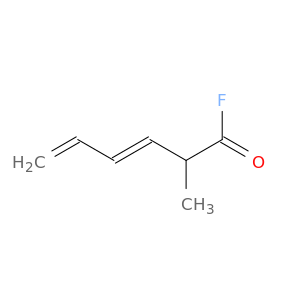 3,5-Hexadienoyl fluoride, 2-methyl-, (3E)-