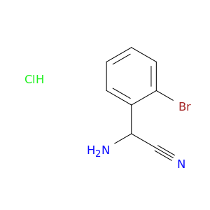 2-Amino-2-(2-bromophenyl)acetonitrile hydrochloride