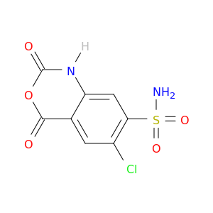 2H-3,1-Benzoxazine-7-sulfonamide, 6-chloro-1,4-dihydro-2,4-dioxo-