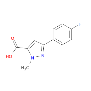 3-(4-氟苯基)-1-甲基-1H-吡唑-5-羧酸