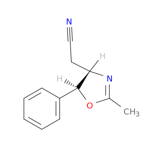 4-OXAZOLEACETONITRILE, 4,5-DIHYDRO-2-METHYL-5-PHENYL-, (4S,5S)-