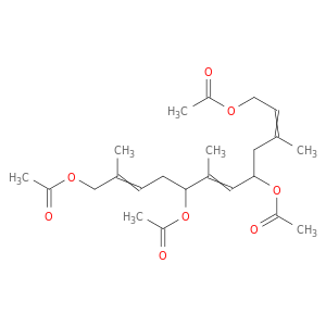 2,6,10-Dodecatriene-1,5,8,12-tetrol, 2,6,10-trimethyl-, tetraacetate