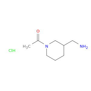 1-[3-(aminomethyl)piperidin-1-yl]ethan-1-one hydrochloride