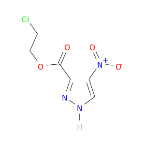 1H-Pyrazole-3-carboxylic acid, 4-nitro-, 2-chloroethyl ester
