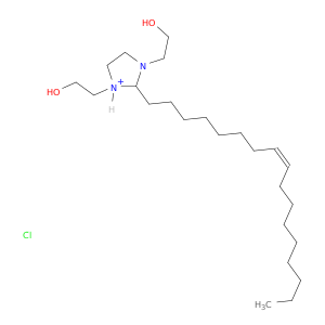 1H-咪唑鎓,2-(8-庚烯基)-4,5-二氢-1,3-双(2-羟乙基)-,氯化物,(Z)-